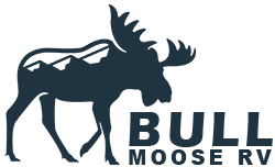 bull moose rv logo blue